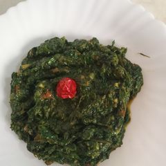 A picture of میتھی پالک سویا بھجیا.