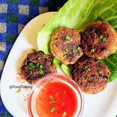 Eggplants Patties (veg) A picture of Eggplants Patties (veg).