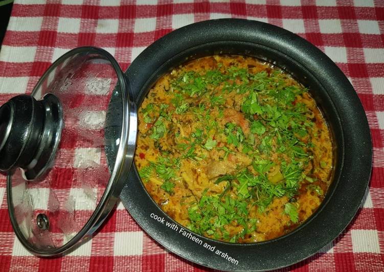 Recipe of Homemade Karahi gosht Dhaba style
