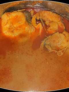 Una foto de Merluza con langostinos