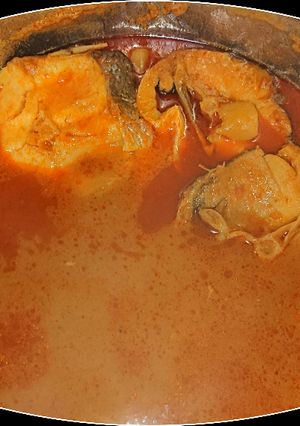 Una foto de Merluza con langostinos