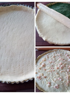 Una foto de Masa para tarta salada, con kefir, dos discos. 🇮🇹 Massa di crostata salata, con il kefir latte