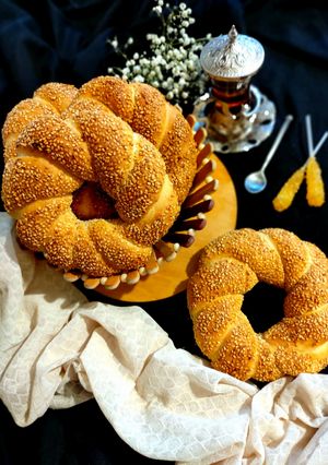 عکسی از دستور نان سیمیت solmaz