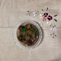 A picture of Vegetable Manchurian.