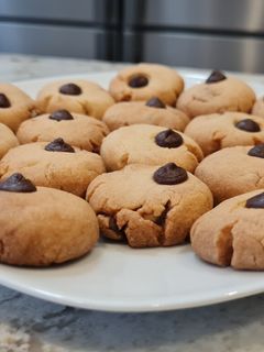 Una foto de Galletas de mantequilla con pepitas de chocolate