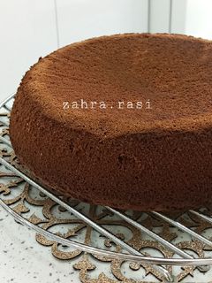عکسی از دستور کیک شکلاتی پفکی مخصوص خامه کشی