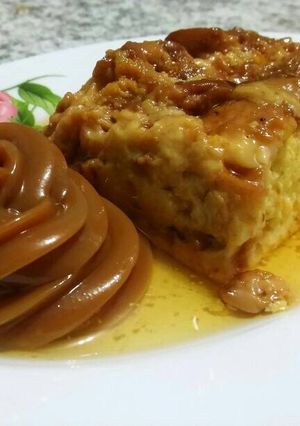 Una foto de Flan de naranja