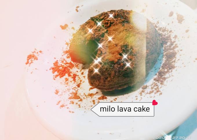 Milo lava cake