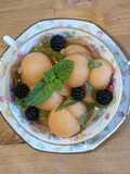 🍈Billes de melon à l'infusion verveine menthe