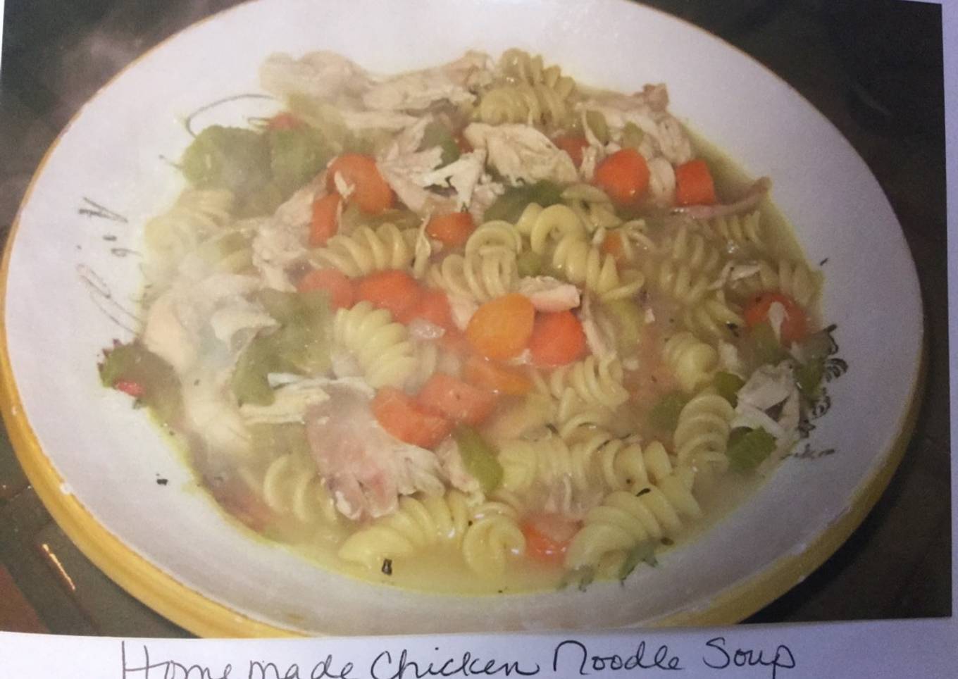 EASY Mom Homemade Chicken Noodle Soup