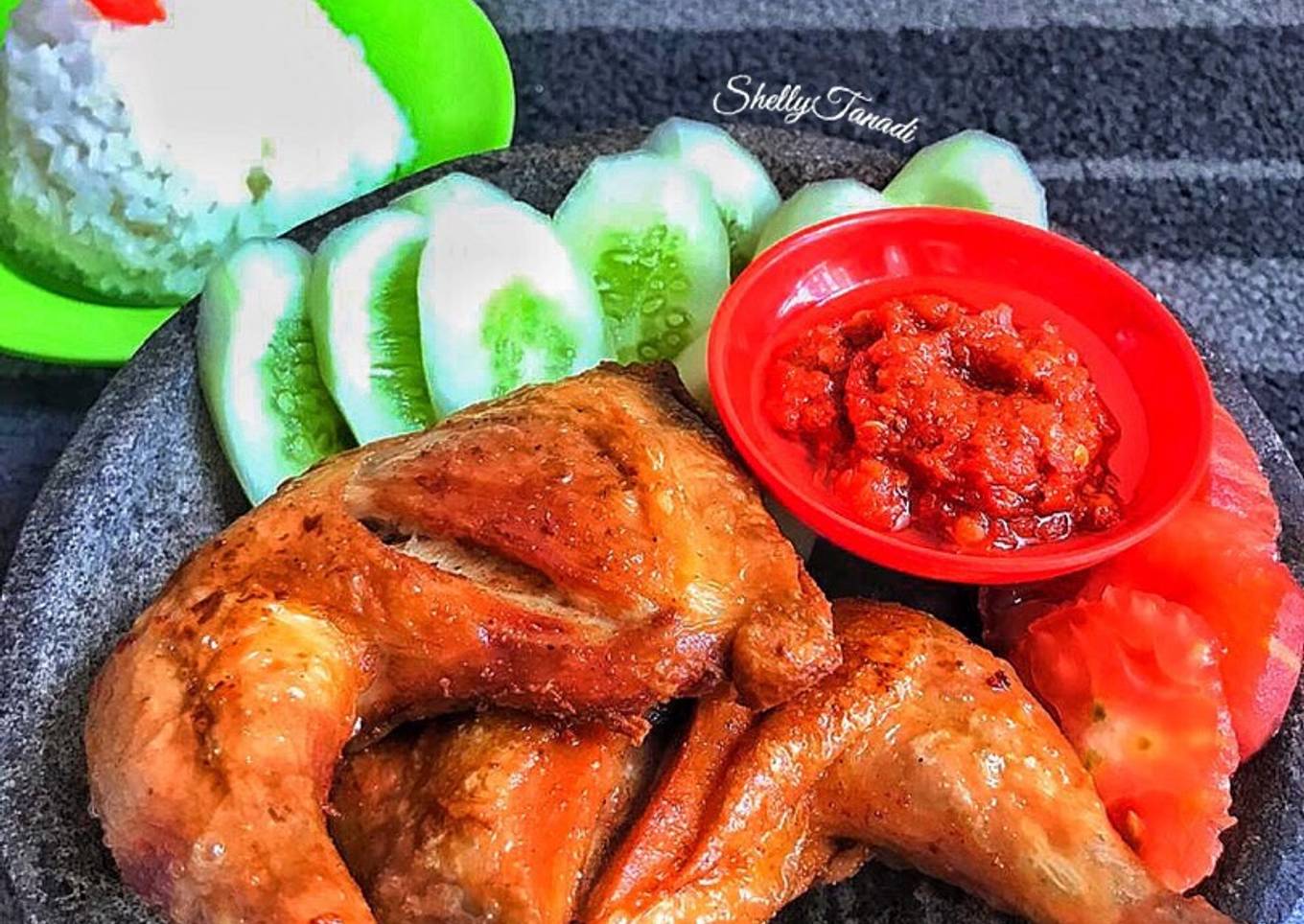 Ayam goreng sambel mentah