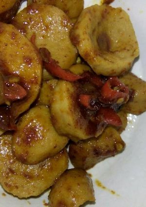 Foto resep Bakso tumis pedas