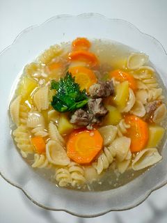 Foto resep Sup Daging Makaroni Simple