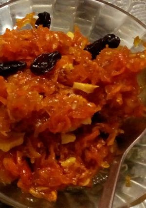 A picture of Carrot halwa(without milk).