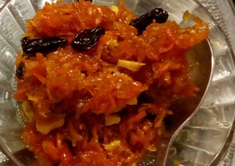 Carrot halwa(without milk)
