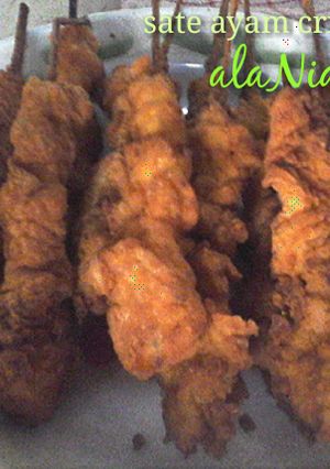 Foto resep Sate ayam crispyyy