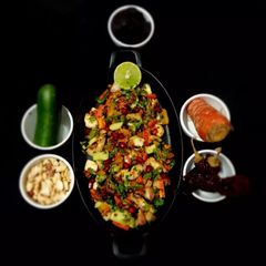 A picture of Singhara Salad.