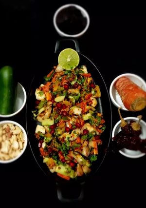 A picture of Singhara Salad.