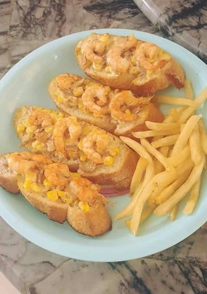 Foto resep Prawn brusetta
