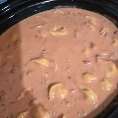 A picture of Sausage & Tortellini Soup.