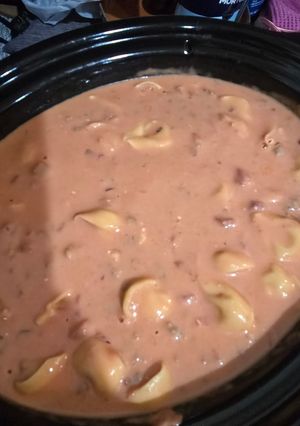 A picture of Sausage & Tortellini Soup.