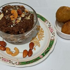 A picture of Chikoo Halwa.