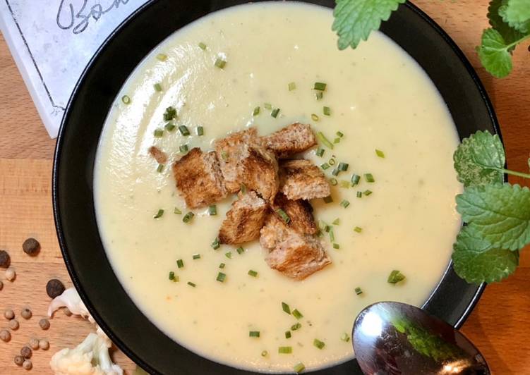 Blumenkohl-Kartoffel-Creme-Suppe