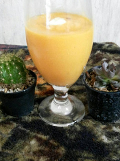 A picture of 4 Ingredients Honey Mango Yogurt Smoothies.