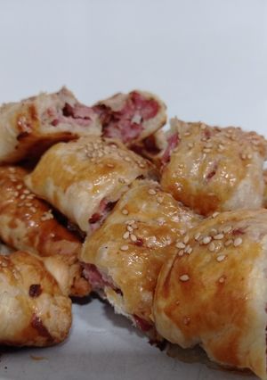 Una foto de Rollitos de salchicha