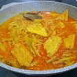 Labu siam tahu tempe kuah kuning