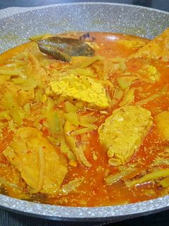 Foto resep Labu siam tahu tempe kuah kuning