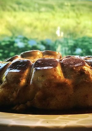Una foto de Flan de turrón de Jijona (en Thermomix: Varoma)