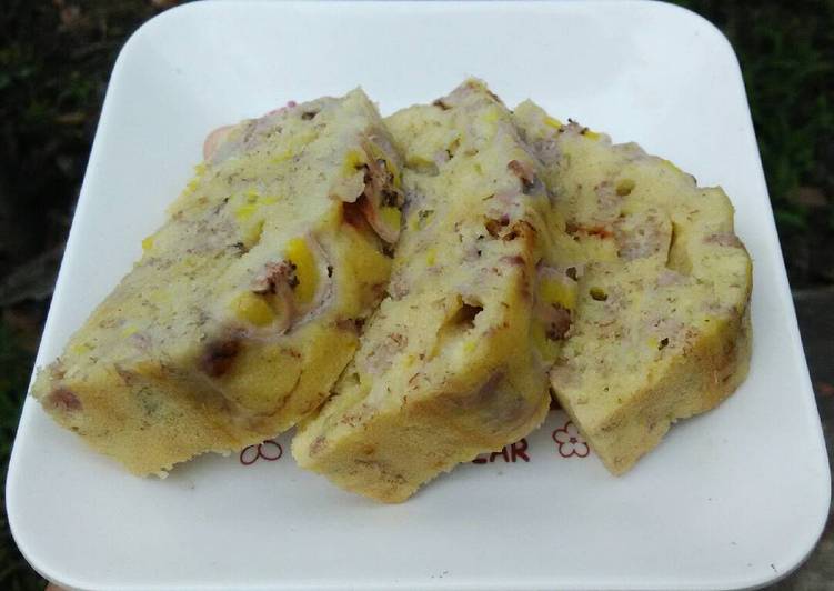 Steamed Banana Cake (Kue Pisang Kukus) -No Mixer-