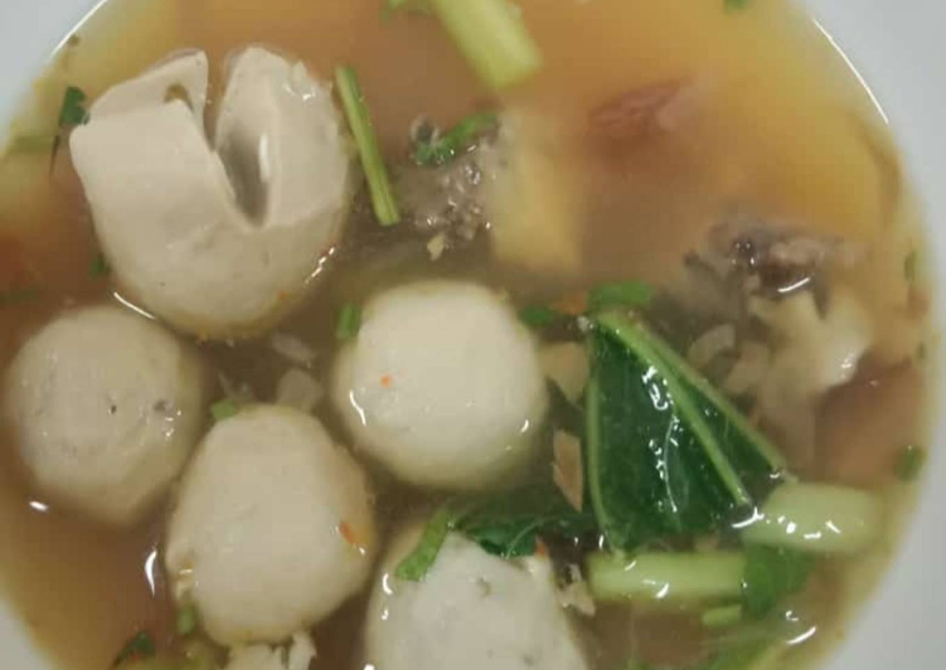 Baso kuah tetelan sapi