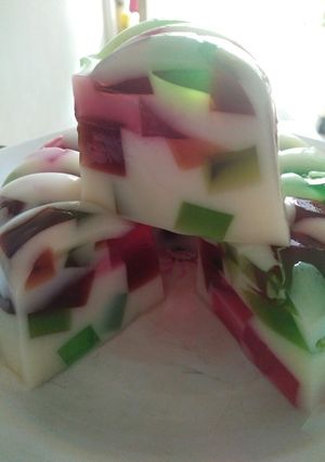 Foto resep Puding Susu Mozaik