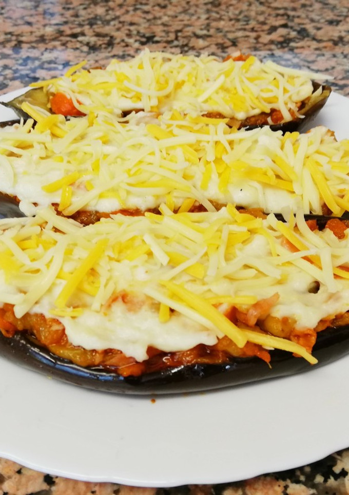 Una foto de Berenjenas rellenas