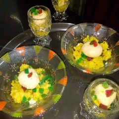 A picture of Lauki rasgulla delight.