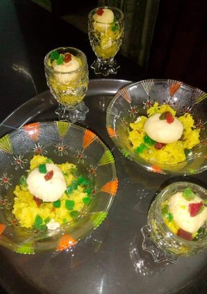 A picture of Lauki rasgulla delight.