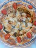 Torta salata alle verdure varie e semi di papavero