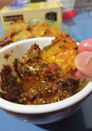 Foto resep Sambal cocol tempe goreng