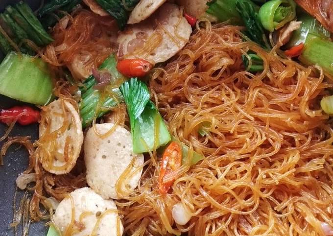 Resep Bihun bakso Anti Gagal