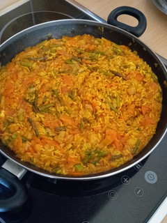 Una foto de Arroz con verduras