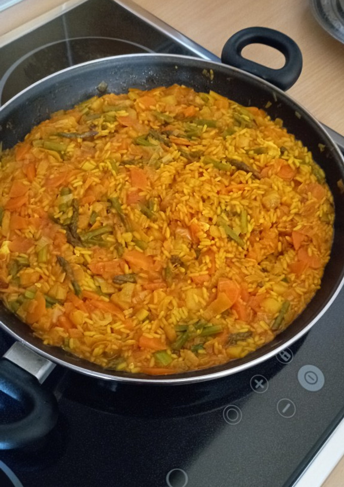Una foto de Arroz con verduras
