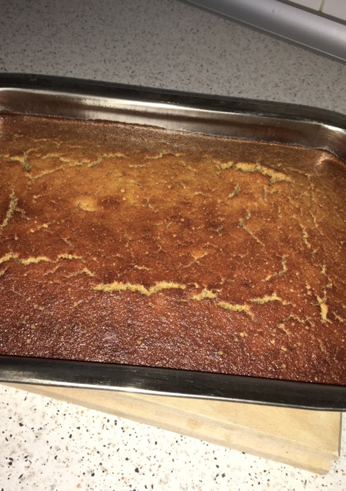 Una foto de Bizcocho de zanahoria, naranja y canela (integral)