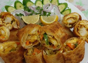 Popular Cuisine Chicken large rolls Yummy
