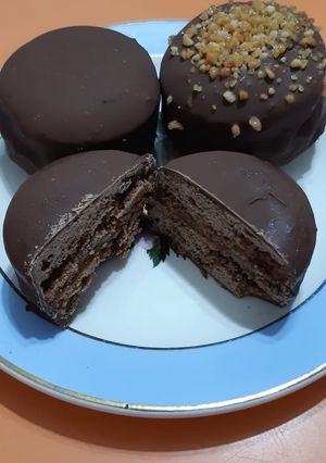 Una foto de Alfajores caseros tipo Habana