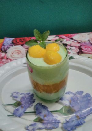 A picture of Mango khus firni.