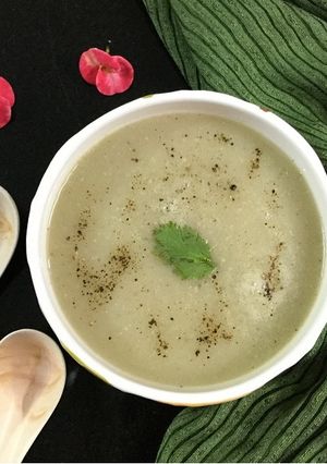 A picture of Light and Healthy Lauki/Bottle Gourd Soup.