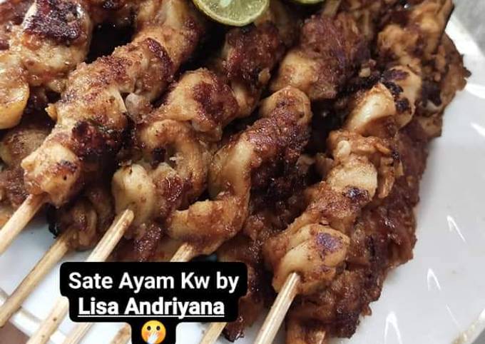 Cara Bikin Sate Ayam Kw yang Lezat