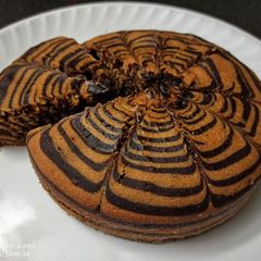 A picture of जेब्रा केक(Zebra cake recipe in hindi).